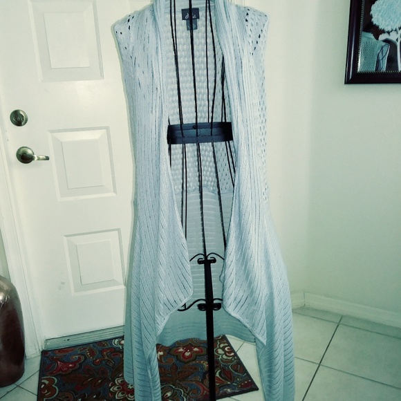 Dots Sweaters - 🎉Sale🎉 DOTS GRAY ASYMMETRICAL LONG SWEATER VEST